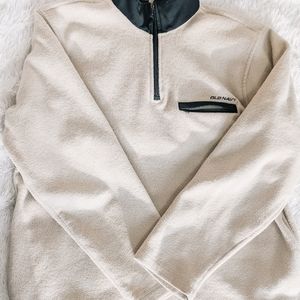 Men's 3/4 zip pullover sweater